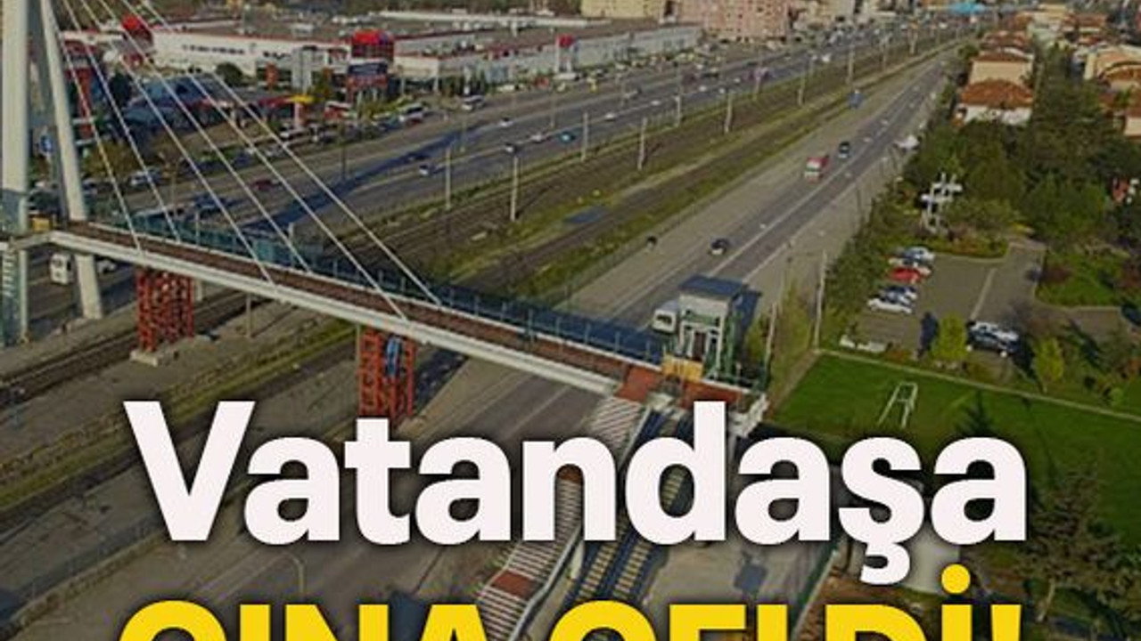 Vatandaşa gına geldi!